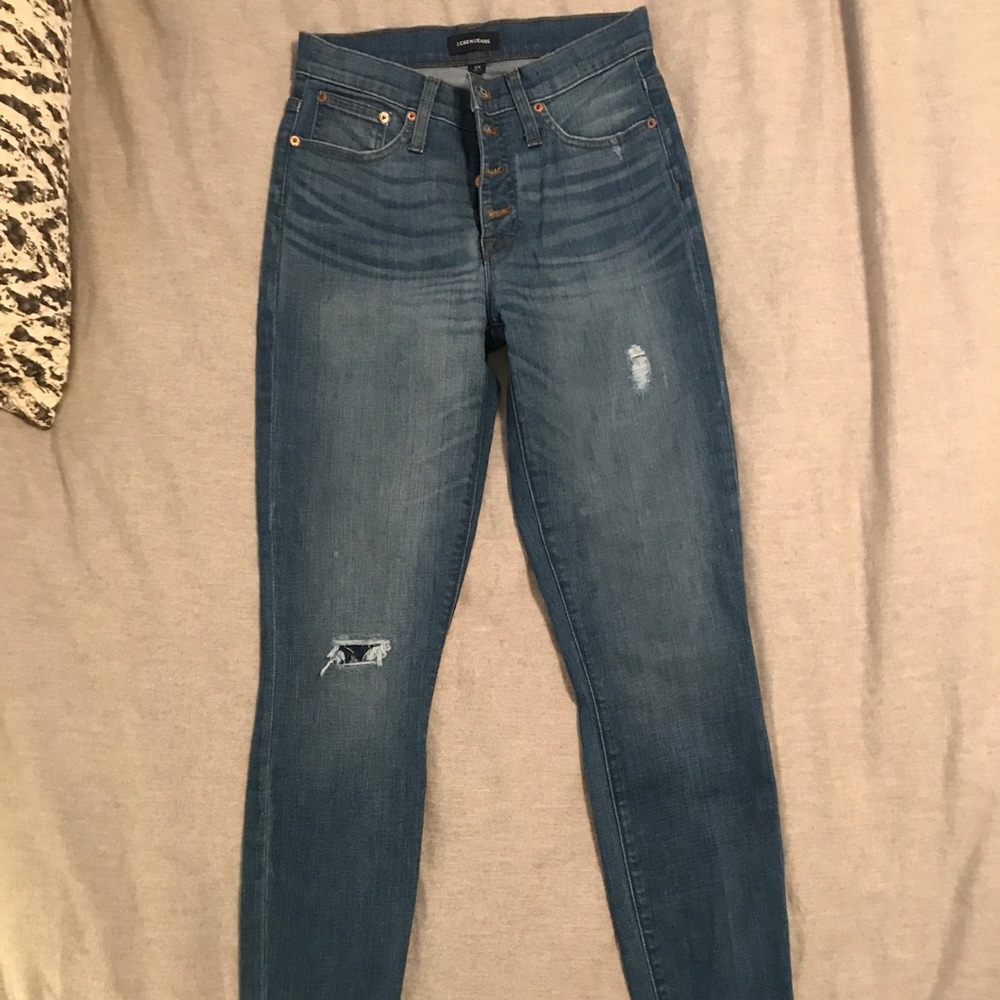 High-Rise Toothpick Jeans